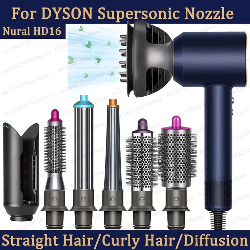 SalonQuality Dyson Supersonic Adapter With Automatic Curling Nozzle Hair Styling Attachment 0