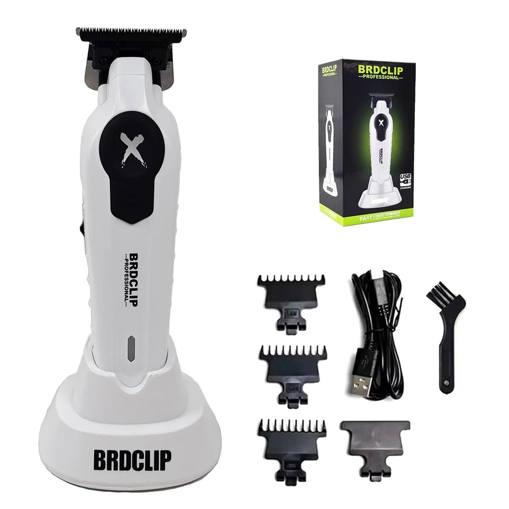 BRDCLIP X Series Professional Cordless Hair Trimmer Electric Hair Clipper With DLC Blade HighSpee 6