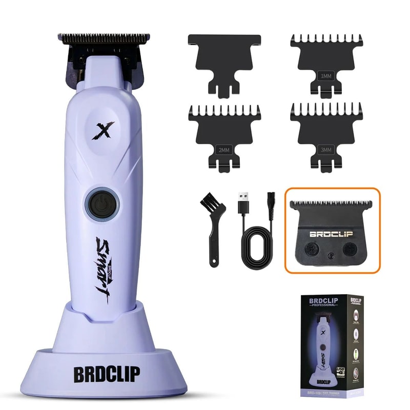 BRDCLIP X Series Professional Cordless Hair Trimmer Electric Hair Clipper With DLC Blade HighSpee 16