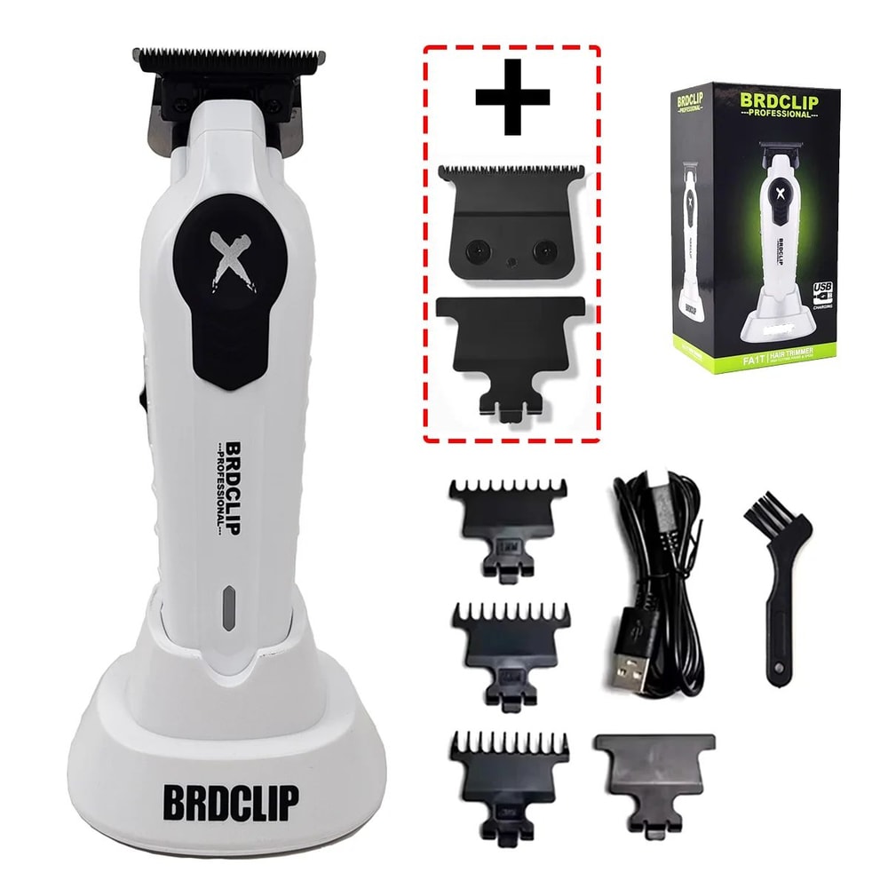 BRDCLIP X Series Professional Cordless Hair Trimmer Electric Hair Clipper With DLC Blade HighSpee 8