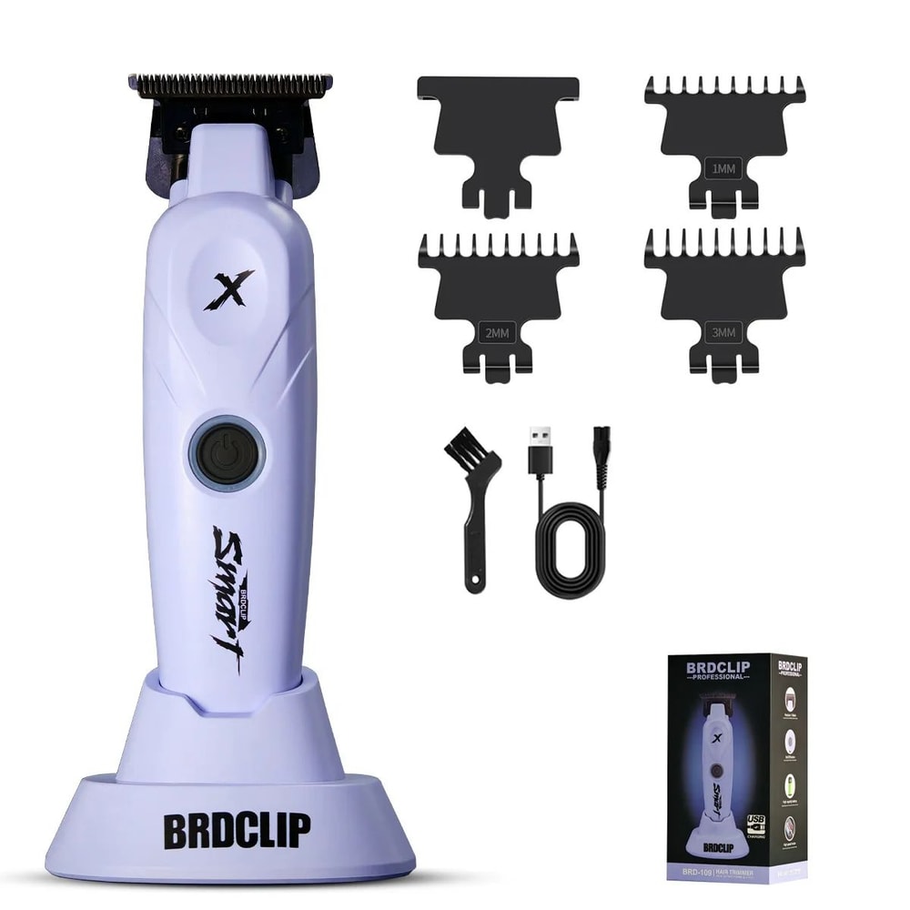 BRDCLIP X Series Professional Cordless Hair Trimmer Electric Hair Clipper With DLC Blade HighSpee 14