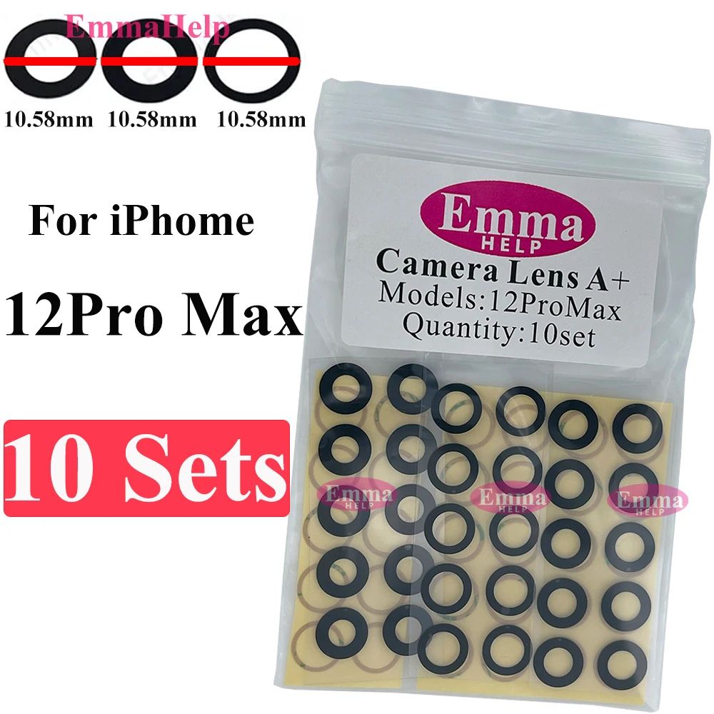 Premium IPhone Rear Camera Glass Replacement Lens Cover Sticker Fits IPhone 161514131211 Series 17