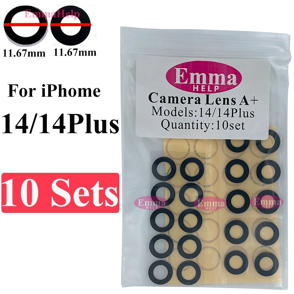 Premium IPhone Rear Camera Glass Replacement Lens Cover Sticker Fits IPhone 161514131211 Series 14
