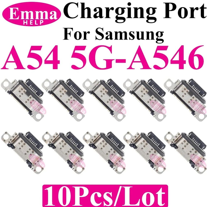 Original Samsung Galaxy ASeries Charging Port Connector Pack Of 10 Premium USB Charger Pin Replace 10