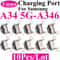Original Samsung Galaxy ASeries Charging Port Connector Pack Of 10 Premium USB Charger Pin Replace 9