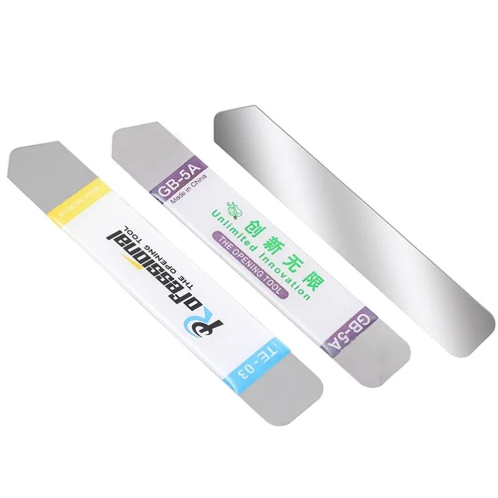 Stainless Steel Spudger Pry Blades 16pcs UltraThin Phone Opening Tool For Screen Battery Repairs 12