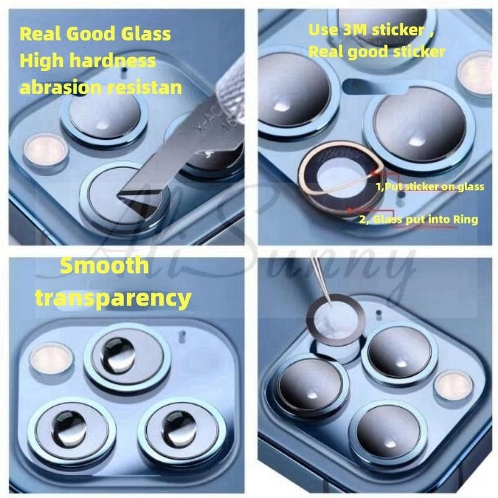 AliSunny 10Pack Rear Camera Glass Replacement With 3M Adhesive For IPhone 11121314 Series 2