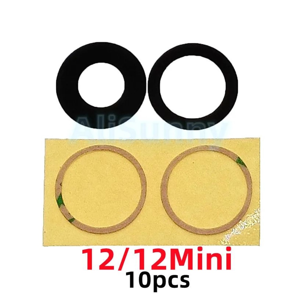 AliSunny 10Pack Rear Camera Glass Replacement With 3M Adhesive For IPhone 11121314 Series 9