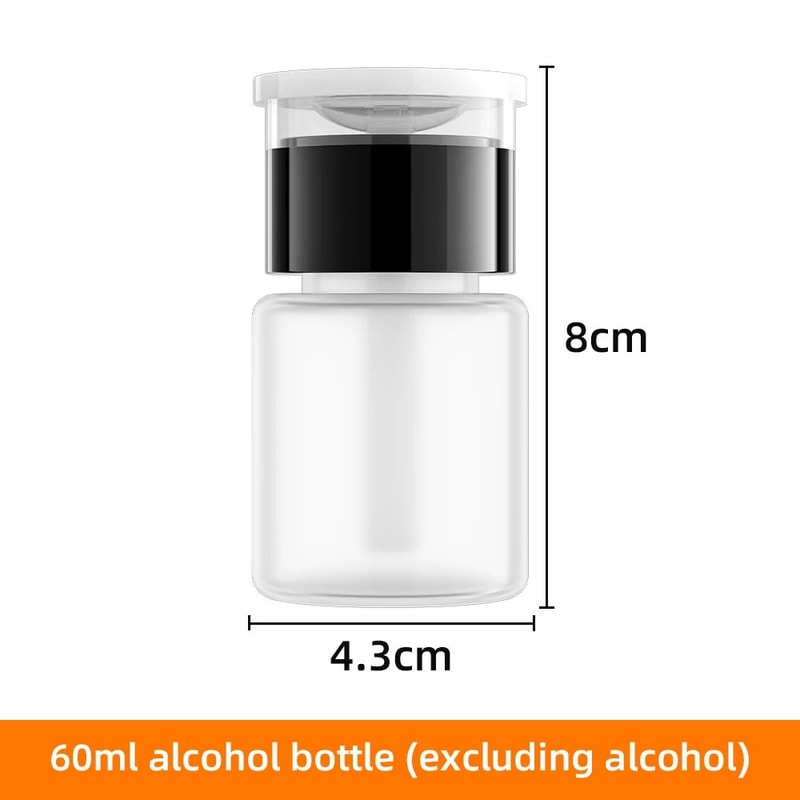 Premium Clear Refillable Press Pump Bottle LeakProof 60150250 Ml Empty Alcohol Bottles Dispenser F 6