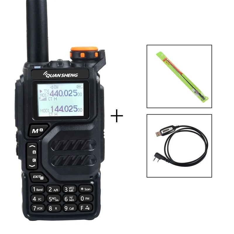 Quansheng DualBand FullBand Handheld TwoWay Radio Wide Coverage Communication 10