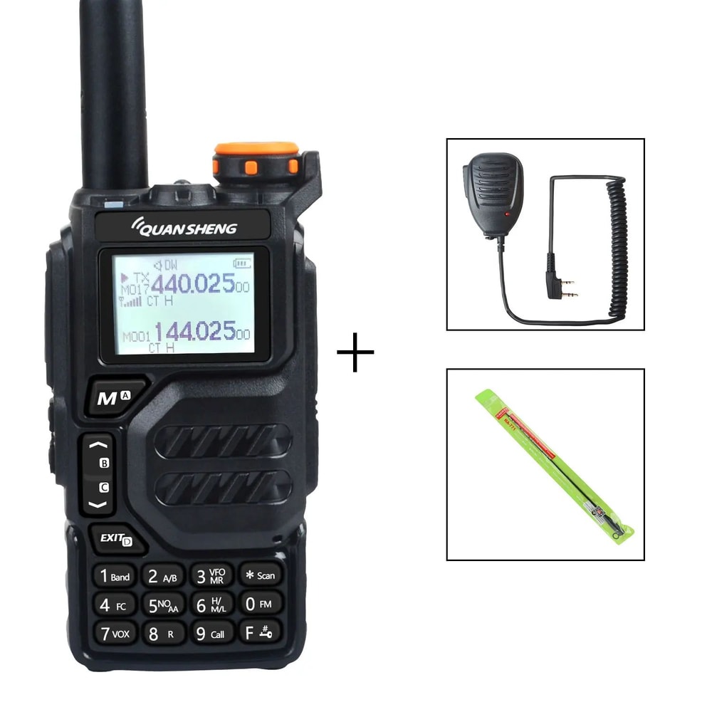 Quansheng DualBand FullBand Handheld TwoWay Radio Wide Coverage Communication 12