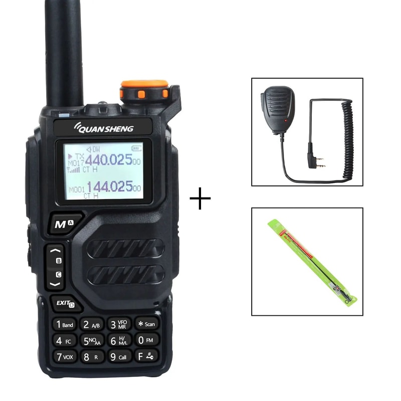 Quansheng DualBand FullBand Handheld TwoWay Radio Wide Coverage Communication 12