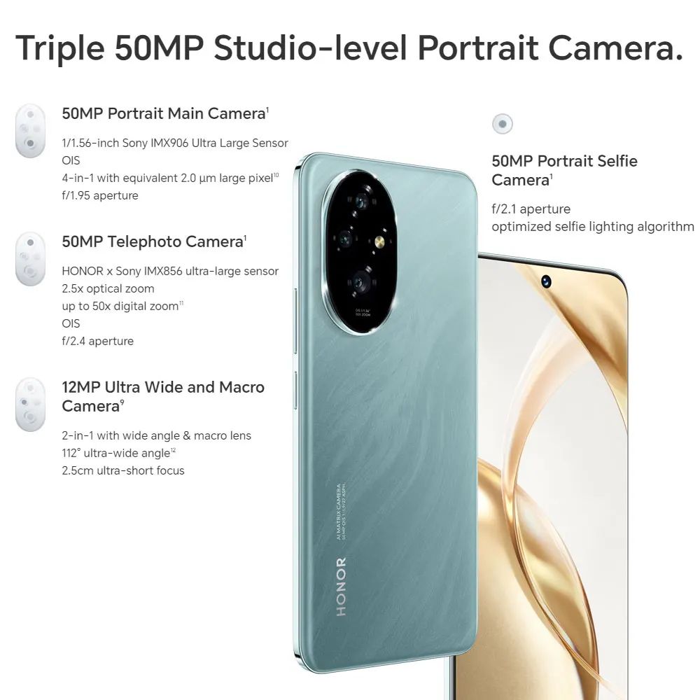 HONOR 200 Global Premium 5G Smartphone With Snapdragon 7 Gen 3 67 AMOLED Display 4