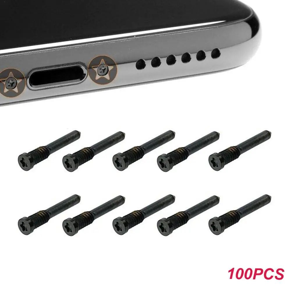 Premium Bottom Pentalobe Screws 100Pack IPhone Screw Replacement Set For IPhone 161514131211 More 1