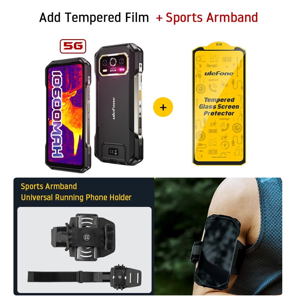 Ulefone Armor 27T Pro 5G LongLife Rugged Smartphone With Thermal Night Vision 12