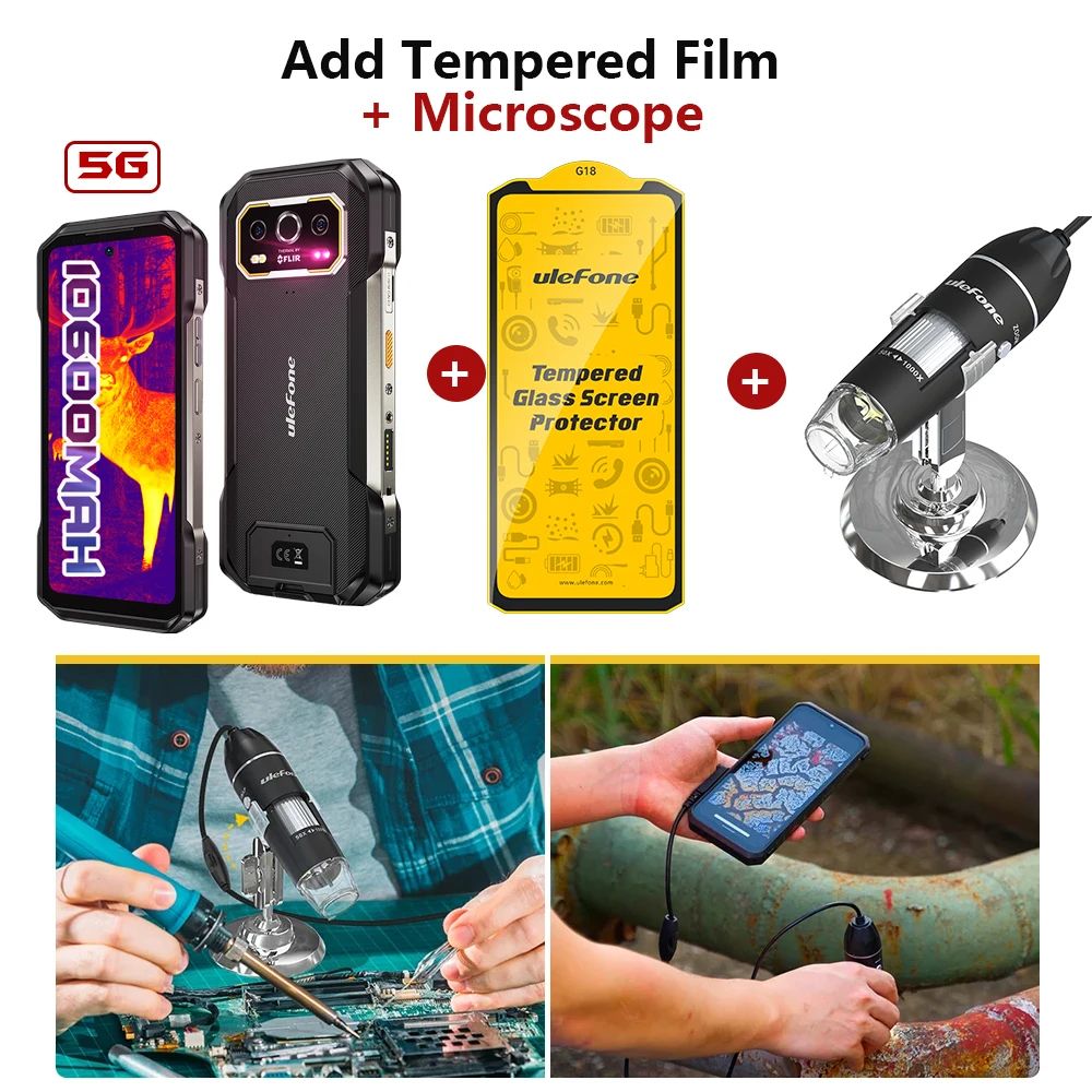 Ulefone Armor 27T Pro 5G LongLife Rugged Smartphone With Thermal Night Vision 14