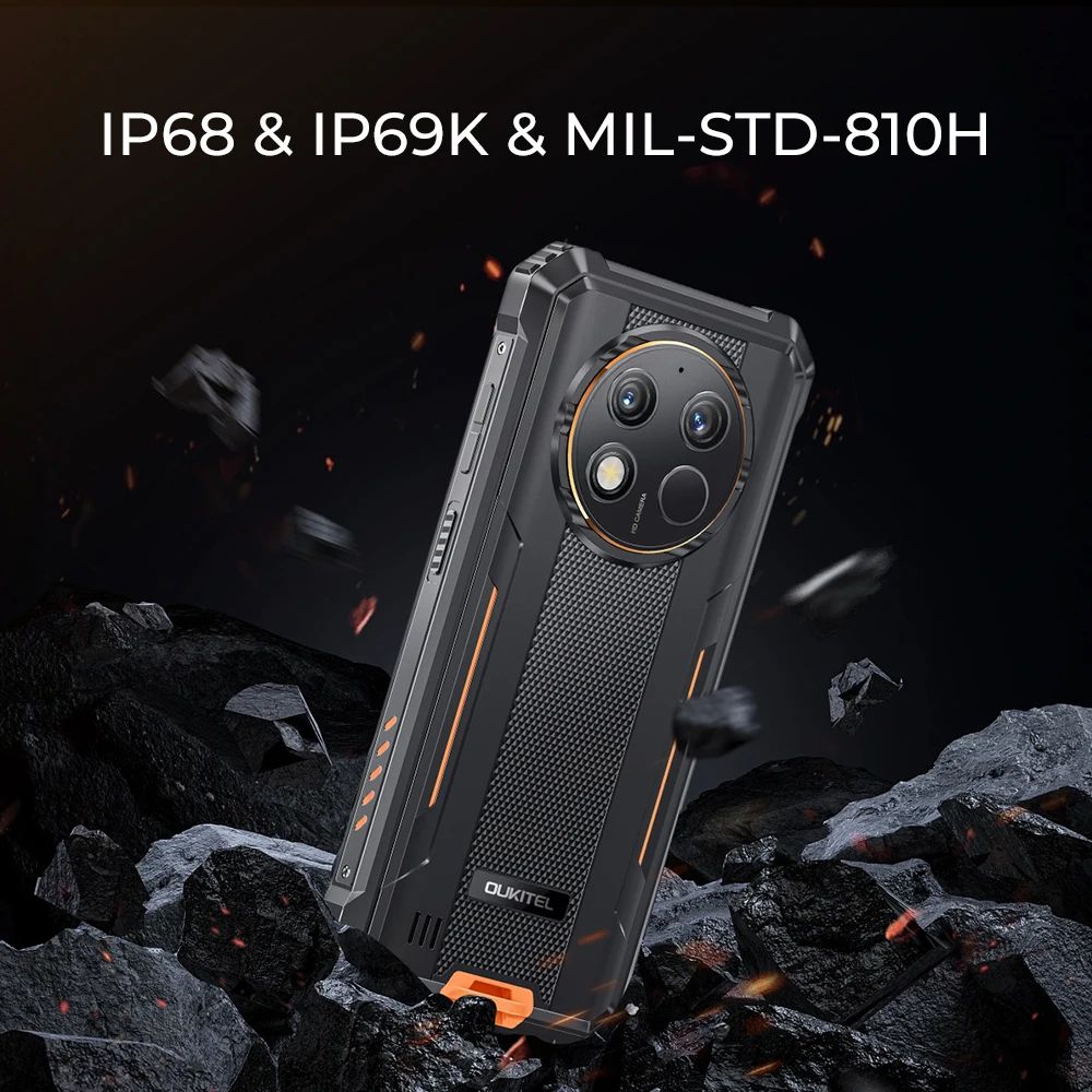 OUKITEL G1 Rugged Power Smartphone LongLasting Battery Waterproof Android 3
