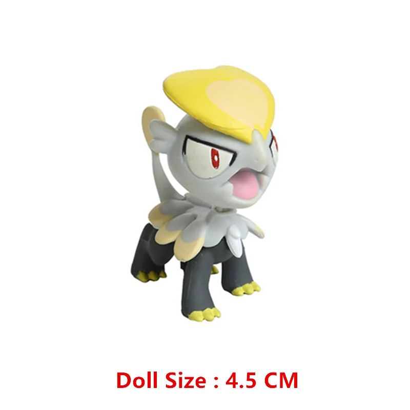 Takara Tomy Pokemon Mini Figures 413cm Pikachu Mewtwo Friends PVC Collectibles 11