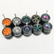 Premium 164 Scale Model Car Alloy Wheels Rubber Tires 5Set Diecast Upgrade Kit 1