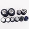 Premium 164 Scale Model Car Alloy Wheels Rubber Tires 5Set Diecast Upgrade Kit 6