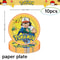 Pikachu Birthday Party Decorations Set Pokemon Party Supplies With DIY Stickers Plates Tablecloth 3