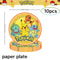 Pikachu Birthday Party Decorations Set Pokemon Party Supplies With DIY Stickers Plates Tablecloth 5