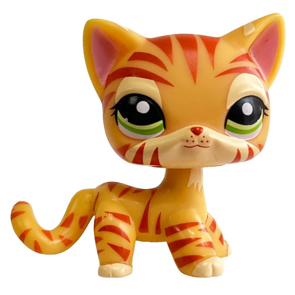Mini LPS Bobblehead Figure ShortHair Kitten Collectible Mini Pet Toy 10