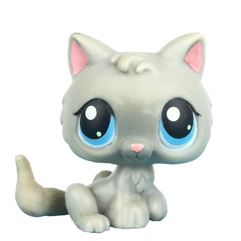 Mini LPS Bobblehead Figure ShortHair Kitten Collectible Mini Pet Toy 13