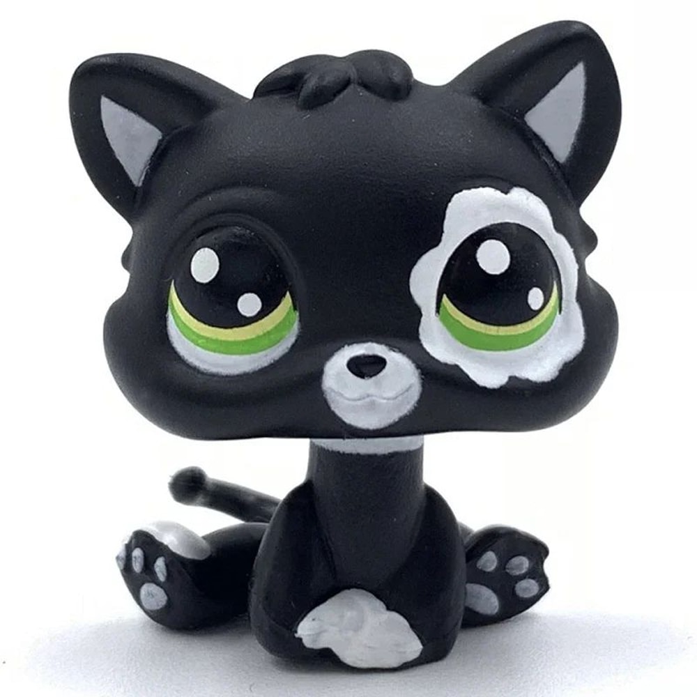 Mini LPS Bobblehead Figure ShortHair Kitten Collectible Mini Pet Toy 18