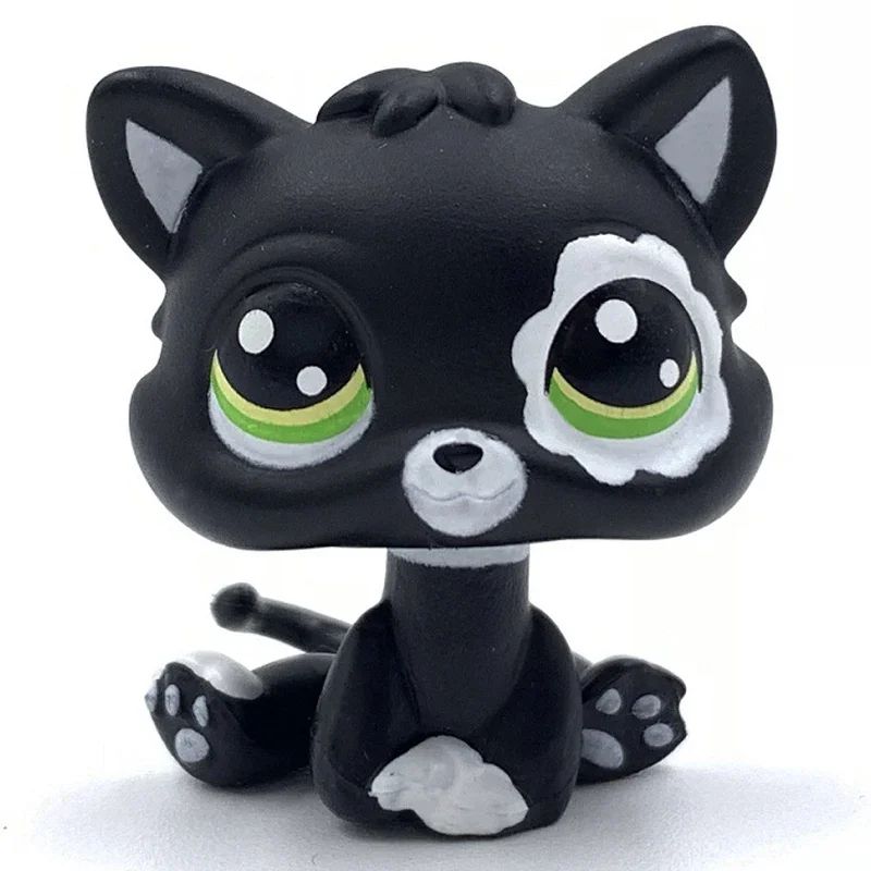 Mini LPS Bobblehead Figure ShortHair Kitten Collectible Mini Pet Toy 18