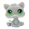 Mini LPS Bobblehead Figure ShortHair Kitten Collectible Mini Pet Toy 3