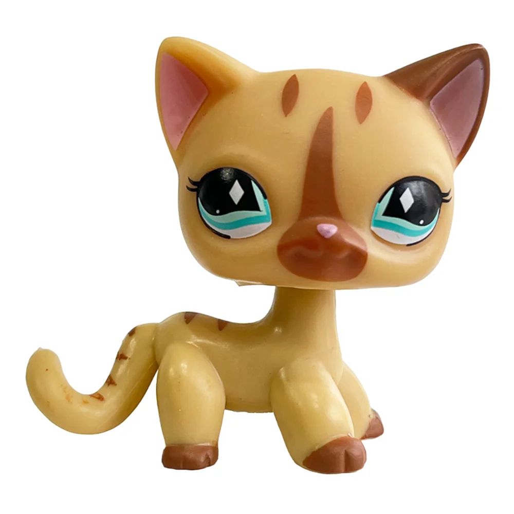 Mini LPS Bobblehead Figure ShortHair Kitten Collectible Mini Pet Toy 5