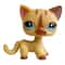 Mini LPS Bobblehead Figure ShortHair Kitten Collectible Mini Pet Toy 5