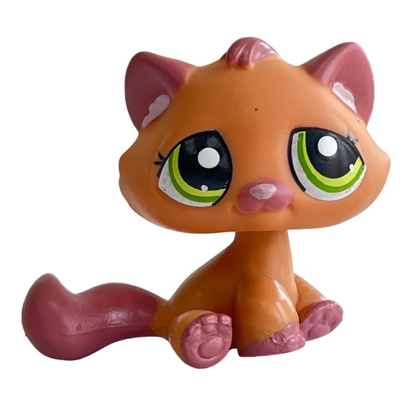 Mini LPS Bobblehead Figure ShortHair Kitten Collectible Mini Pet Toy 6