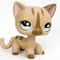 Mini LPS Bobblehead Figure ShortHair Kitten Collectible Mini Pet Toy 8