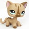 Mini LPS Bobblehead Figure ShortHair Kitten Collectible Mini Pet Toy 8