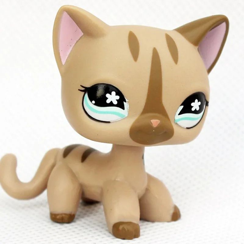 Mini LPS Bobblehead Figure ShortHair Kitten Collectible Mini Pet Toy 8