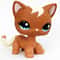 Mini LPS Bobblehead Figure ShortHair Kitten Collectible Mini Pet Toy 9