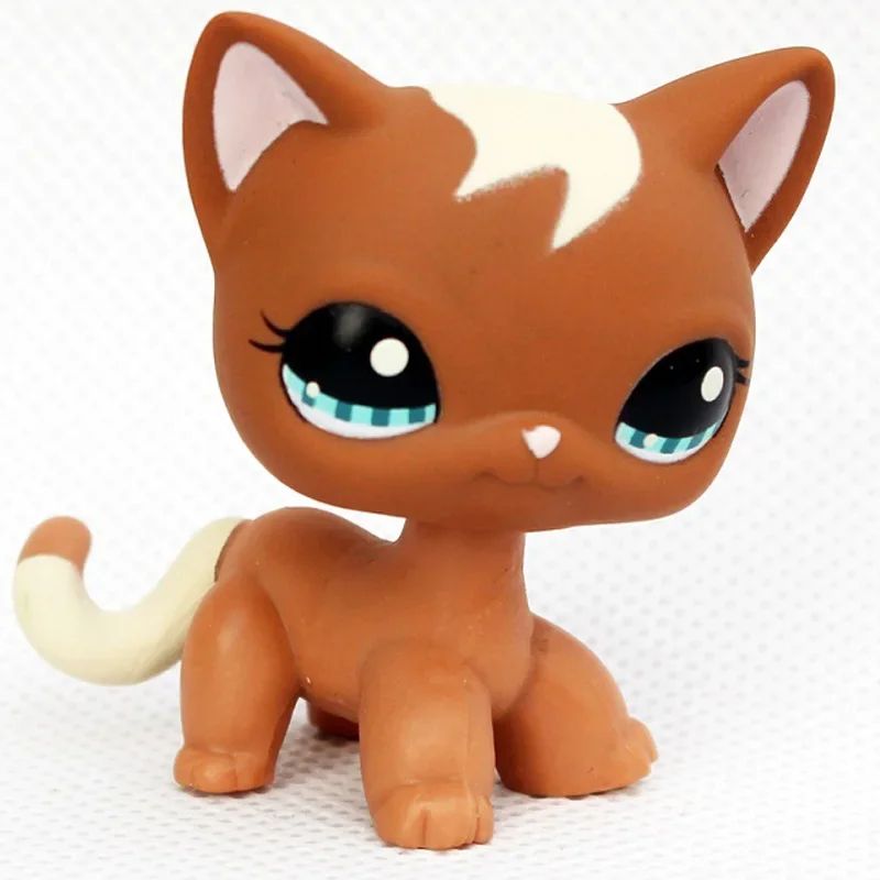 Mini LPS Bobblehead Figure ShortHair Kitten Collectible Mini Pet Toy 9
