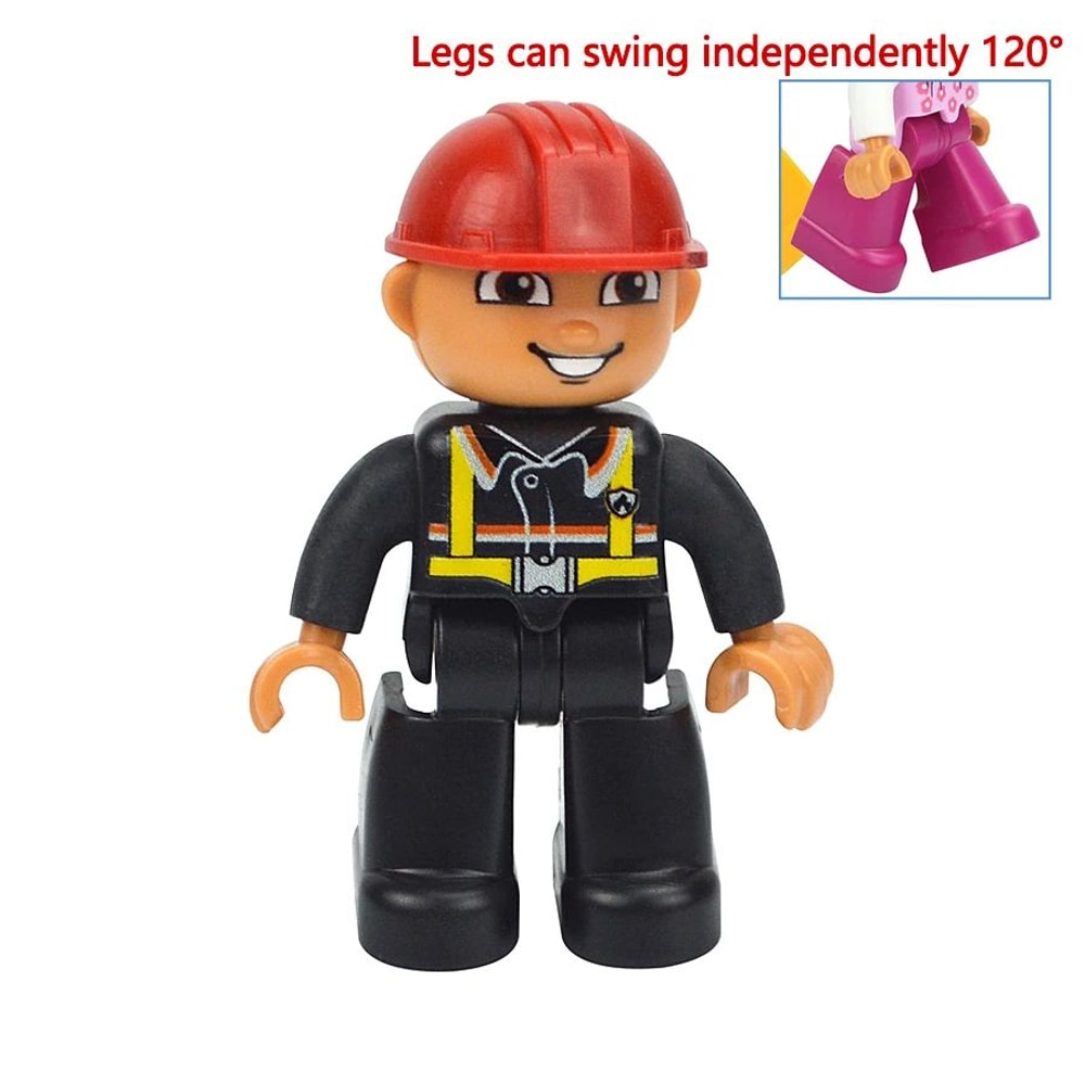 Premium Family Block Figures Compatible Brick Toy Set Large Building Block Figures For Kids Inclu 9