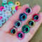 Premium Assorted 3D Plastic Glitter Safety Eyes Crochet Amigurumi Toy Doll Making Kit 20 Pcs Asso 0