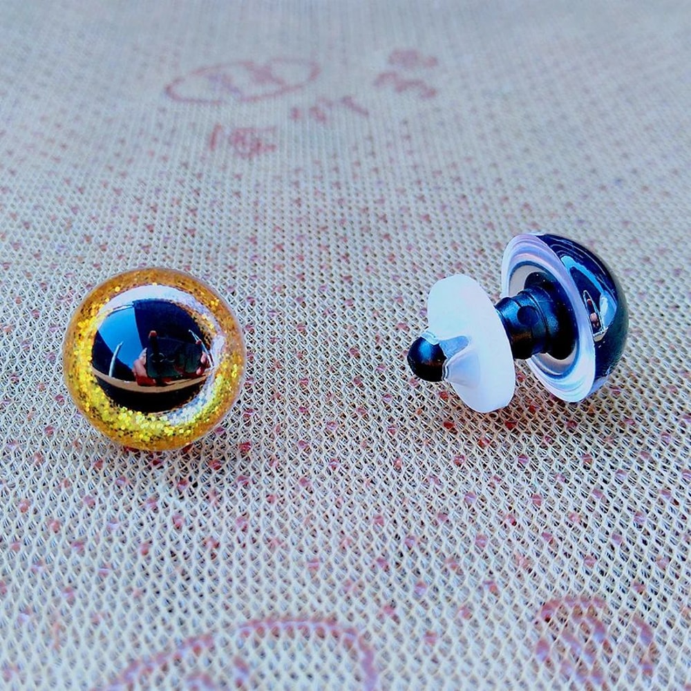 Premium Assorted 3D Plastic Glitter Safety Eyes Crochet Amigurumi Toy Doll Making Kit 20 Pcs Asso 8