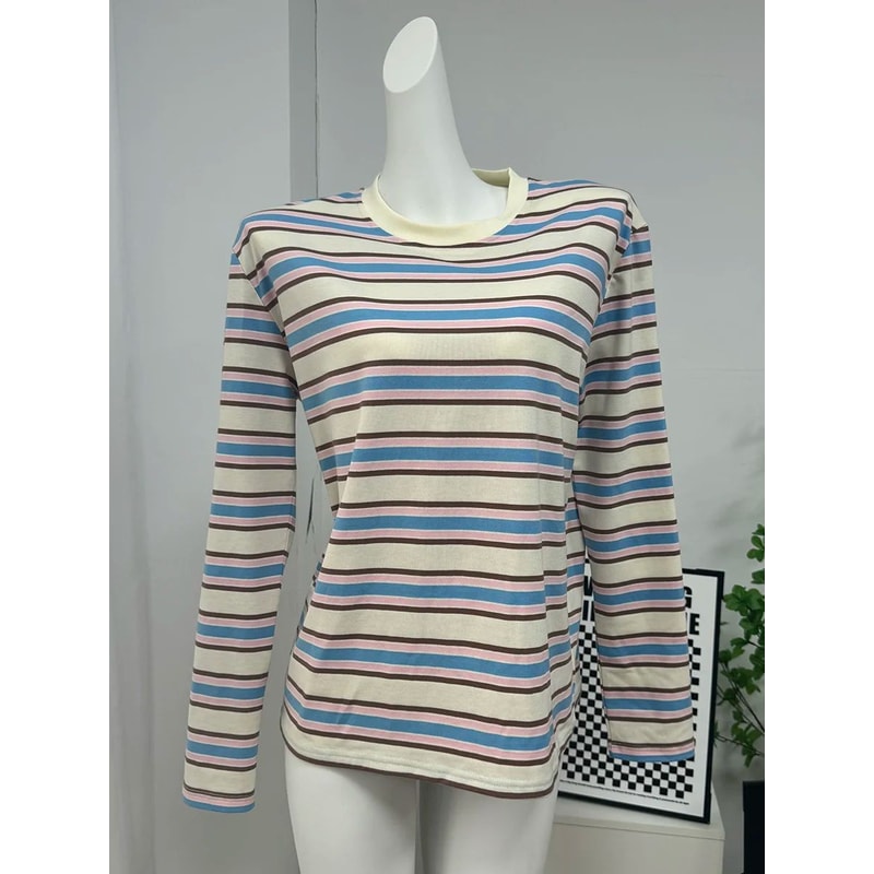 Hirsionsan Womens Cotton Polo Neck T Shirt Casual Loose Crop Top Summer Tee 12