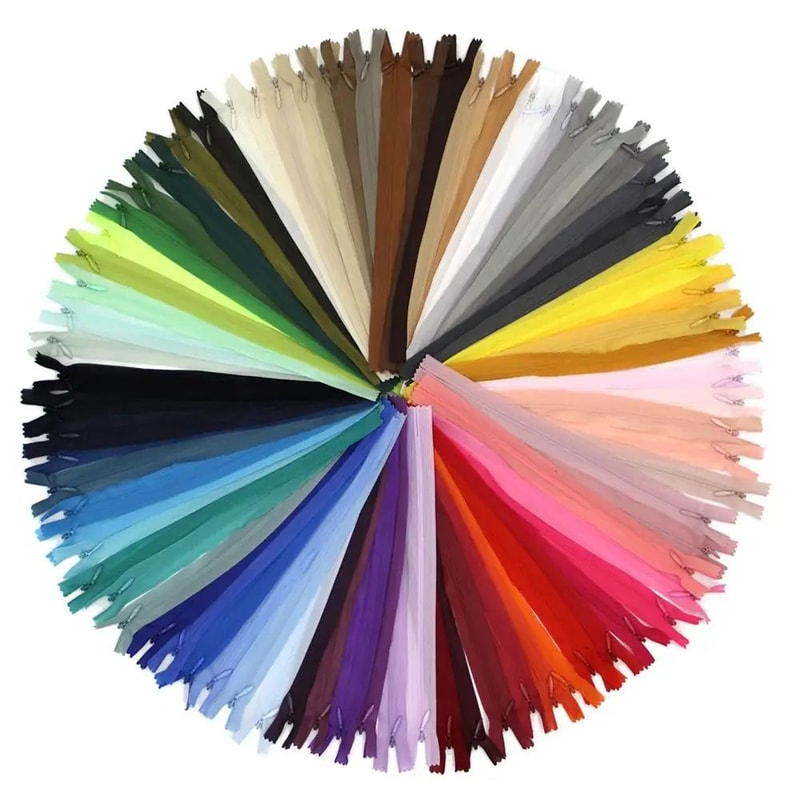 Invisible Nylon Coil Zippers Set For Sewing And DIY Projects 10Pack 1