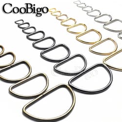 heavy-duty metal d-ring buckles for belts, bags & diy crafting