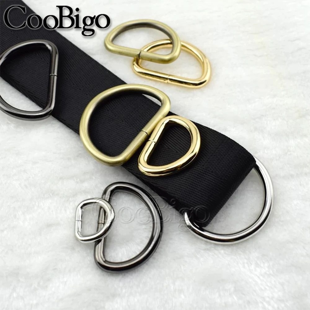 HeavyDuty Metal DRing Buckles For Belts Bags DIY Crafting 3