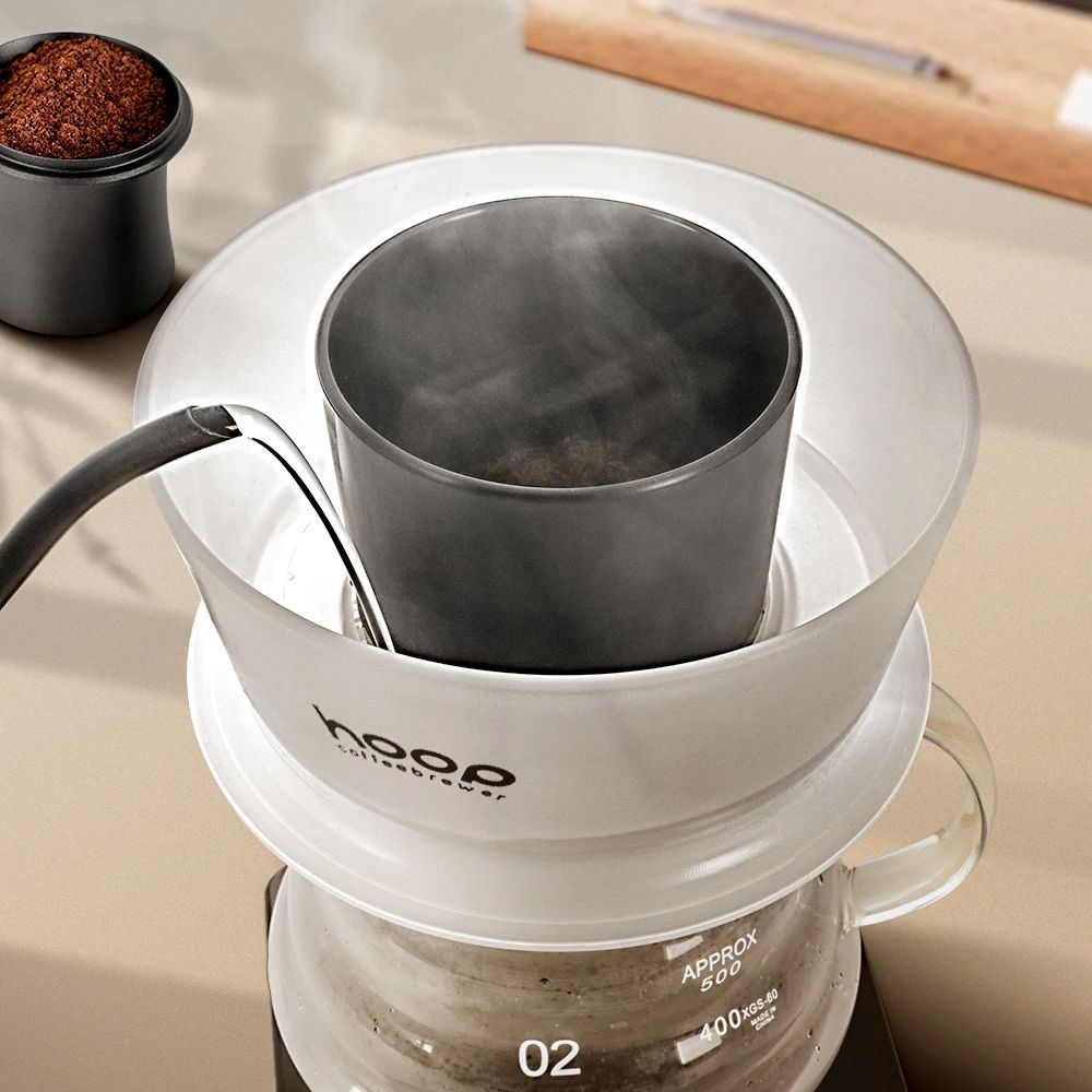 Premium Detachable Espresso Coffee Filter Cup Hoop Coffee Brewer Compatible Accessory 1
