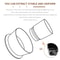 Premium Detachable Espresso Coffee Filter Cup Hoop Coffee Brewer Compatible Accessory 3