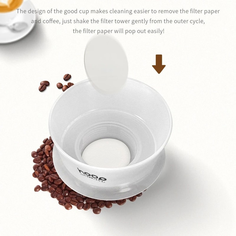 Premium Detachable Espresso Coffee Filter Cup Hoop Coffee Brewer Compatible Accessory 4