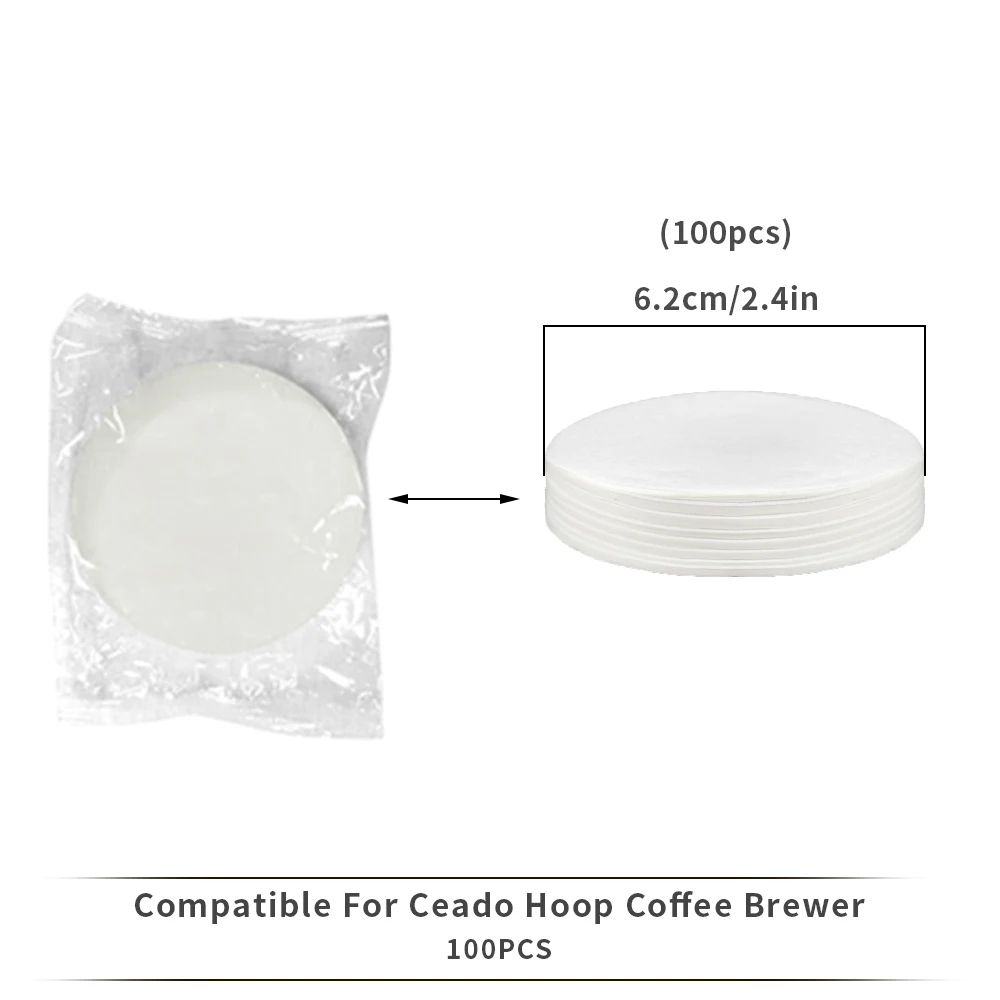 Premium Detachable Espresso Coffee Filter Cup Hoop Coffee Brewer Compatible Accessory 8